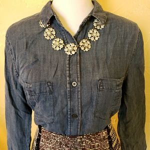 Banana Republic Chambray Button Down Shirt